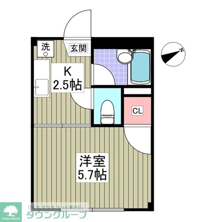 リエス伊勢原の物件間取画像